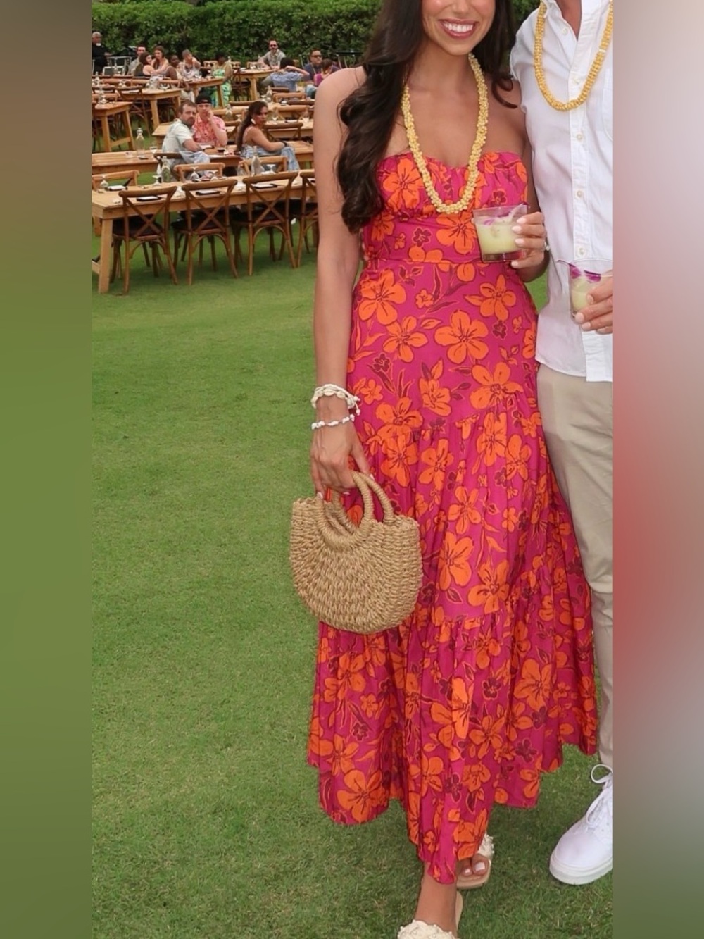 Fortunate One Beyond the sea maxi dress S - Picture 2 of 8